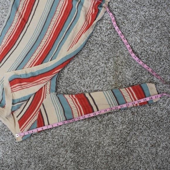 Hayden los Angles Aztec Fringe boho sweater size S - Picture 9 of 9